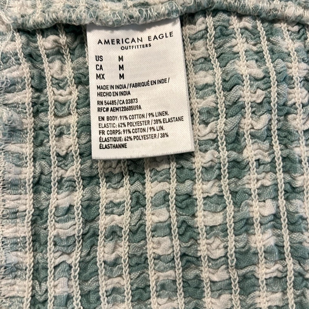 American Eagle Outfitters Green Checkered Camisole - Picture 6 of 6